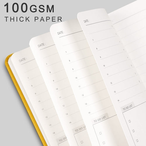 To Do List Notepad, 6.6x3.8" Daily Planner, Hourly Appointment Book,