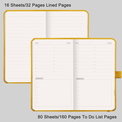 To Do List Notepad, 6.6x3.8" Daily Planner, Hourly Appointment Book,