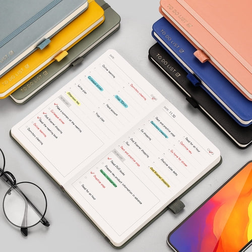 To Do List Notepad, 6.6x3.8" Daily Planner, Hourly Appointment Book,
